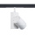 White rail dimmable led magnetic track light